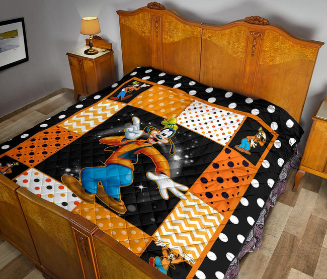Goofy Quilt Blanket Cute Cartoon Fan Gift Idea 11 - PerfectIvy