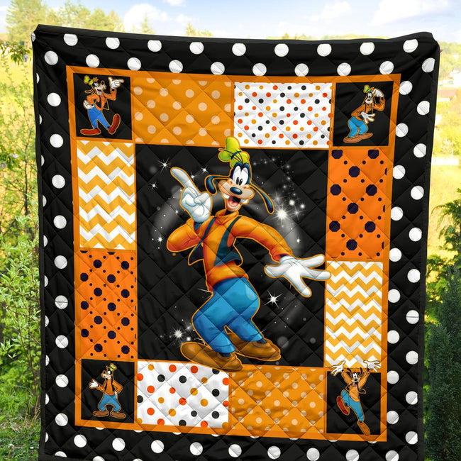 Goofy Quilt Blanket Cute Cartoon Fan Gift Idea 4 - PerfectIvy