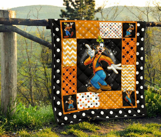 Goofy Quilt Blanket Cute Cartoon Fan Gift Idea 8 - PerfectIvy