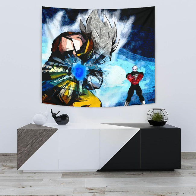Graphic Art Goku Vs Jiren Tapestry For Dragon Ball Fan Gift 2 - PerfectIvy