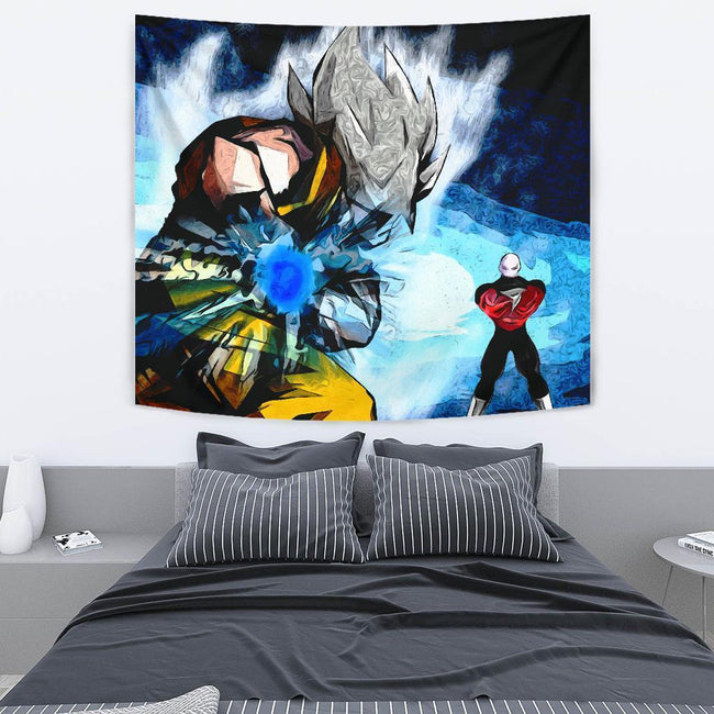 Graphic Art Goku Vs Jiren Tapestry For Dragon Ball Fan Gift 3 - PerfectIvy