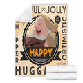 Happy Dwarfs Fleece Blanket Snow White And 7 Dwarfs Bedding Decor 4 - PerfectIvy