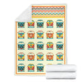 Hippie Van Car Fleece Blanket Funny Gift Idea 4 - PerfectIvy