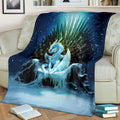 Ice Dragon Throne Fleece Blanket Game Of Throne Bedding Decor 2 - PerfectIvy