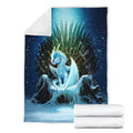 Ice Dragon Throne Fleece Blanket Game Of Throne Bedding Decor 4 - PerfectIvy