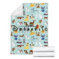 I'm A Dogaholic Fleece Blanket Funny For Dog Lover 4 - PerfectIvy