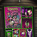 Invader Zim Quilt Blanket Funny Gift Idea 5 - PerfectIvy