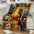 Jack Skellington Hold Fire Fleece Blanket Gift Idea For Fan 2 - PerfectIvy