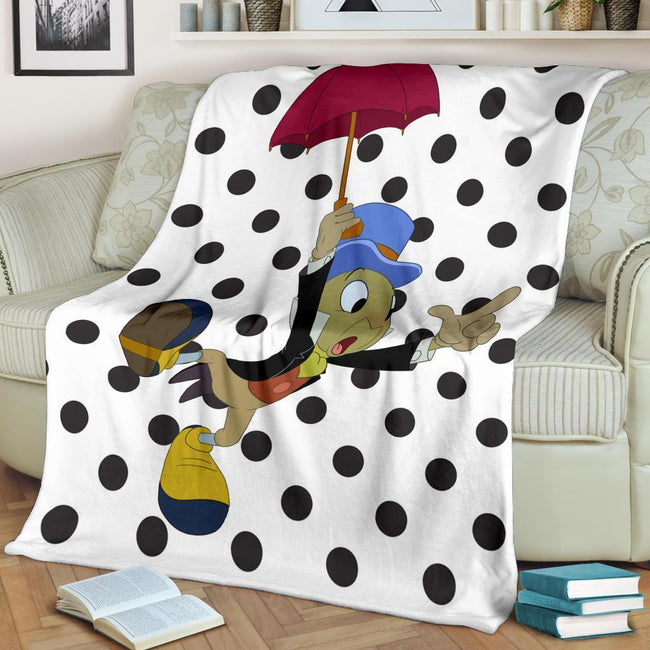 Jiminy Cricket Fleece Blanket For Bedding Decor 2 - PerfectIvy