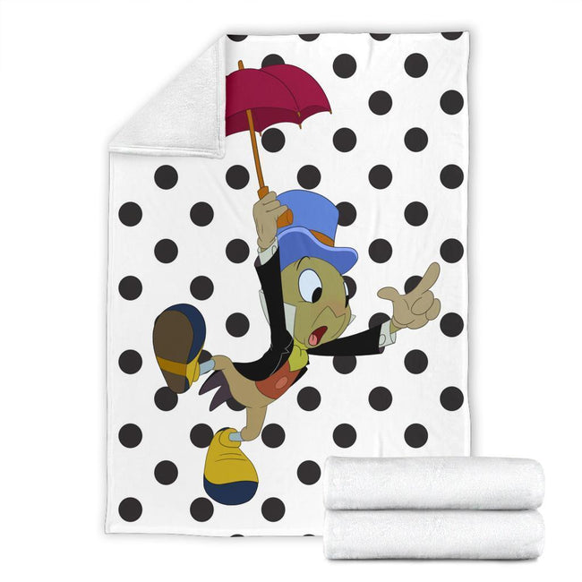 Jiminy Cricket Fleece Blanket For Bedding Decor 4 - PerfectIvy
