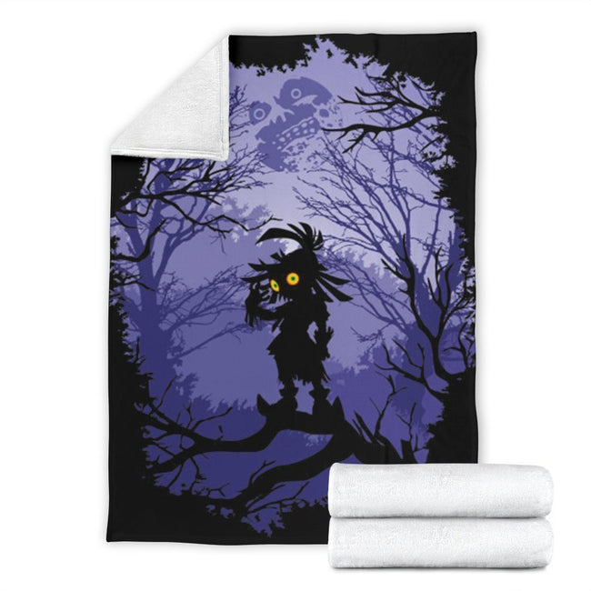Legend Of Zelda Fleece Blanket Majora's Mask Darkness 4 - PerfectIvy