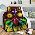 Legend Of Zelda Majora's Mask Fleece Blanket Gamer Fan Gift 3 - PerfectIvy
