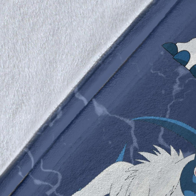 Let's Go Absol Pokemon Fleece Blanket Funny Gift For Fan 8 - PerfectIvy
