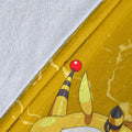 Let's Go Ampharos Pokemon Fleece Blanket Funny Gift For Fan 8 - PerfectIvy