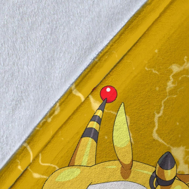 Let's Go Ampharos Pokemon Fleece Blanket Funny Gift For Fan 8 - PerfectIvy