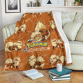 Let's Go Arcanine Pokemon Fleece Blanket For Fan Gift 2 - PerfectIvy