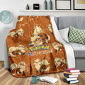 Let's Go Arcanine Pokemon Fleece Blanket For Fan Gift 4 - PerfectIvy