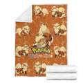 Let's Go Arcanine Pokemon Fleece Blanket For Fan Gift 7 - PerfectIvy
