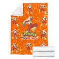 Let's Go Blaziken Pokemon Fleece Blanket Fan Gift Idea 7 - PerfectIvy