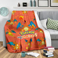 Let's Go Charizard Pokemon Fleece Blanket Gift Idea For Fan 4 - PerfectIvy