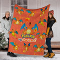 Let's Go Charizard Pokemon Fleece Blanket Gift Idea For Fan 6 - PerfectIvy