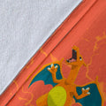Let's Go Charizard Pokemon Fleece Blanket Gift Idea For Fan 8 - PerfectIvy