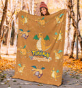 Let's Go Dragonite Pokemon Fleece Blanket Funny Gift For Fan 5 - PerfectIvy