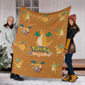 Let's Go Dragonite Pokemon Fleece Blanket Funny Gift For Fan 6 - PerfectIvy