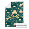 Let's Go Snorlax Fleece Blanket Funny Gift Idea Poke Lazy Fan 7 - PerfectIvy