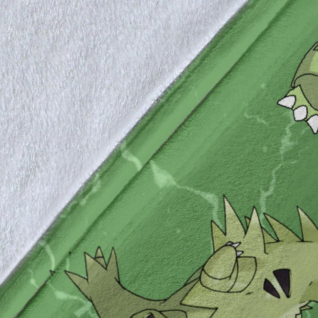 Let's Go Tyranitar Pokemon Fleece Blanket Funny Gift Idea 8 - PerfectIvy