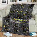 Let's Go Umbreon Pokemon Fleece Blanket Fan Gift Idea 3 - PerfectIvy