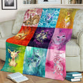 Love Quotes Eeveelutions Fleece Blanket Pokemon Fan 2 - PerfectIvy