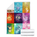 Love Quotes Eeveelutions Fleece Blanket Pokemon Fan 4 - PerfectIvy