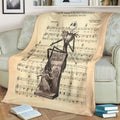 Lyric Grim Grinning Ghost Jack Skellington Fleece Blanket 2 - PerfectIvy