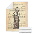 Lyric Grim Grinning Ghost Jack Skellington Fleece Blanket 4 - PerfectIvy