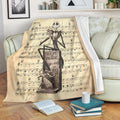Lyric Grim Grinning Ghost Jack Skellington Fleece Blanket 1 - PerfectIvy