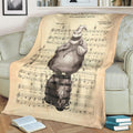 Lyric Grim Grinning Ghost Oogie Boogie Fleece Blanket 2 - PerfectIvy
