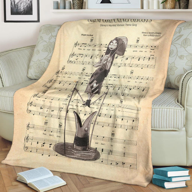 Lyric Grim Grinning Ghost Sally Fleece Blanket 2 - PerfectIvy