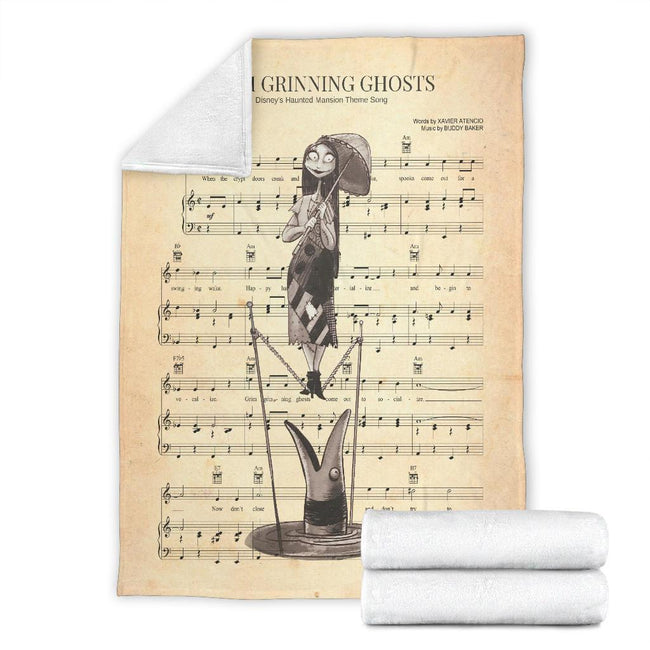Lyric Grim Grinning Ghost Sally Fleece Blanket 4 - PerfectIvy