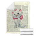 Marie Aristocats Fleece Blanket For Bedding Decor Gift 4 - PerfectIvy