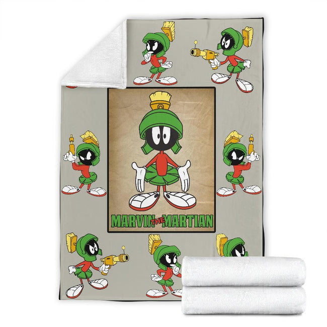 Marvin the Martian Fleece Blanket Cartoon Bedding Decor Idea 7 - PerfectIvy