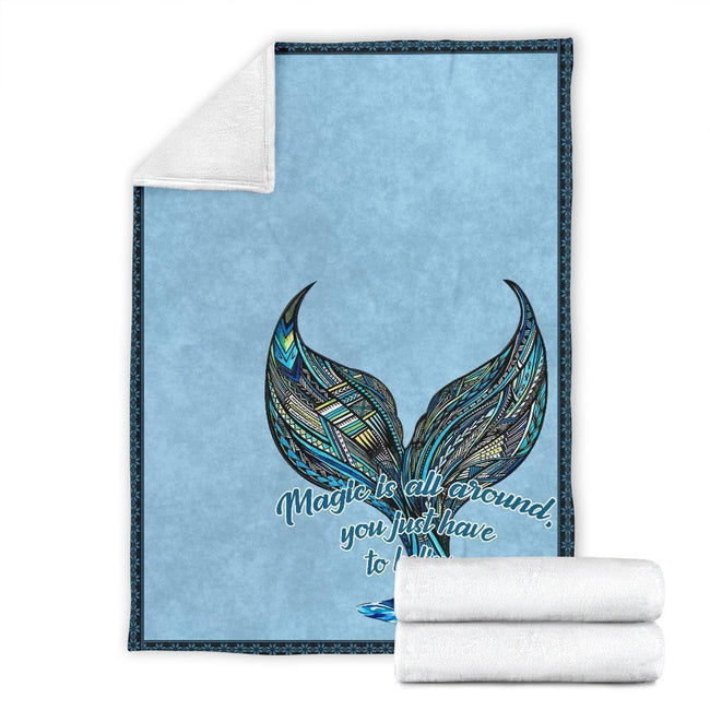 Mermaid Tail Fleece Blanket Gift For Mermaid Lover 7 - PerfectIvy