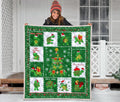 Merry Xmas Turtle Quilt Blanket Funny Xmas Gift Turtle Lover 3 - PerfectIvy