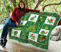 Merry Xmas Turtle Quilt Blanket Funny Xmas Gift Turtle Lover 7 - PerfectIvy