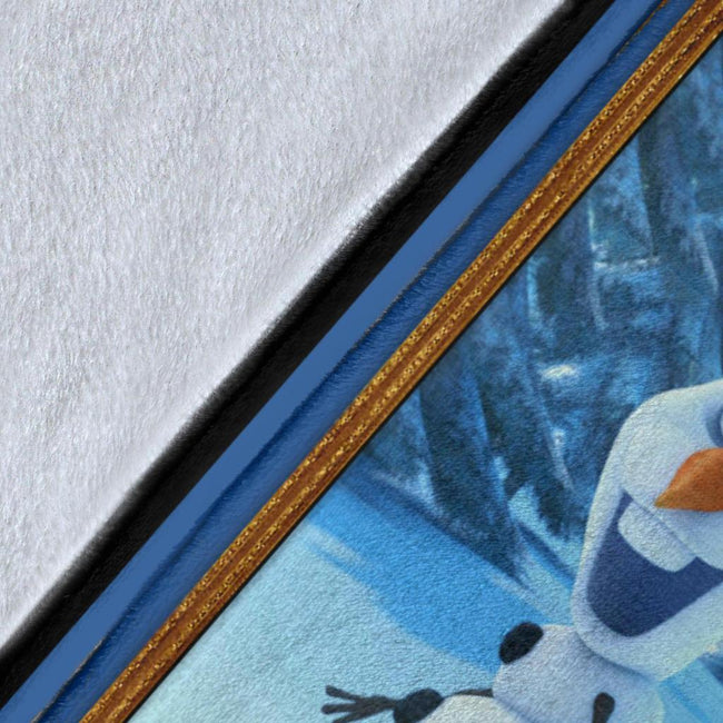 Olaf Fleece Blanket Funny Frozen Fan Gift Idea 8 - PerfectIvy