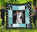 Olaf Quilt Blanket Cute Gift Idea For Cartoon Fan 1 - PerfectIvy