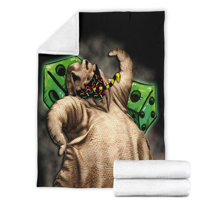 Oogie Boogie Fleece Blanket Funny Gift Idea 4 - PerfectIvy