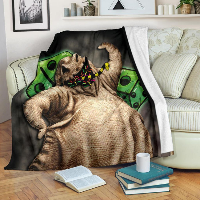 Oogie Boogie Fleece Blanket Funny Gift Idea 1 - PerfectIvy