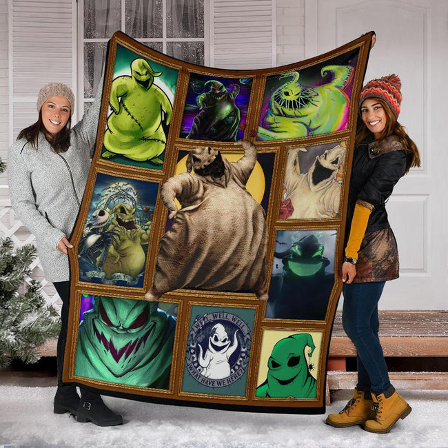 Oogie Boogie Fleece Blanket The Nightmare Fan Gift Idea 6 - PerfectIvy