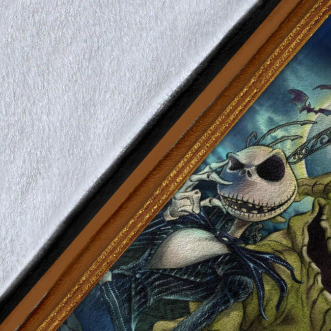Oogie Boogie Fleece Blanket The Nightmare Fan Gift Idea 8 - PerfectIvy